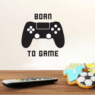 Decorative wall stickers Born To Game XS