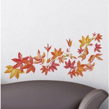 Decorative wall stickers Virginia Creeper S