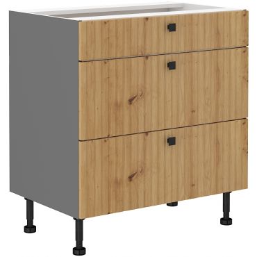 Floor cabinet Bardem 80 D 3S