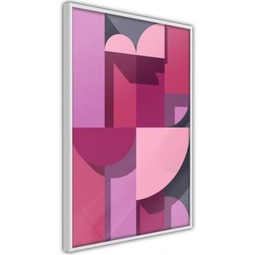 Αφίσα - Pink Geometry