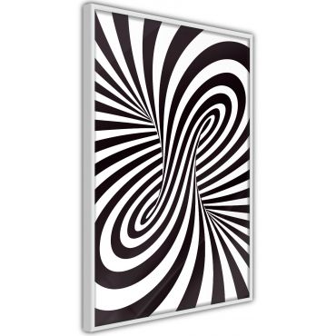 Αφίσα - Black and White Swirl