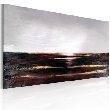 Handmade painting - Black ocean 120x60