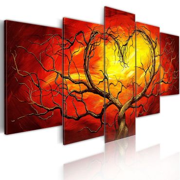 Πίνακας - Burning heart 200x100
