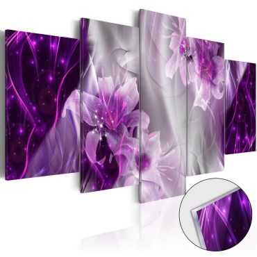 Πίνακας σε ακρυλικό γυαλί - Purple Utopia [Glass]