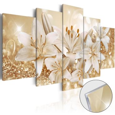 Acrylic Print - Golden Bouquet [Glass]