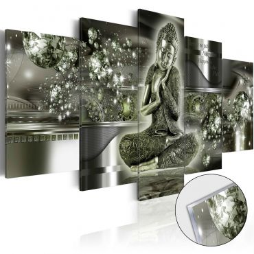 Πίνακας σε ακρυλικό γυαλί - Emerald Buddha [Glass]
