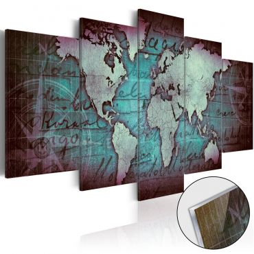 Acrylic Print - Acrylic prints – Bronze map II