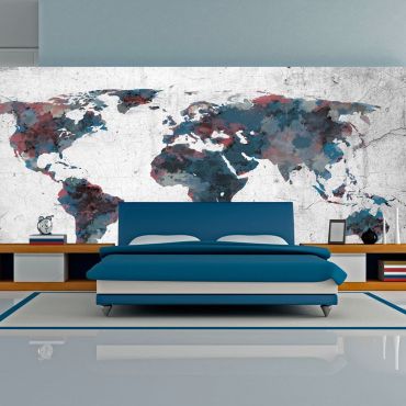 Ταπετσαρία XXL - World map on the wall 550x270