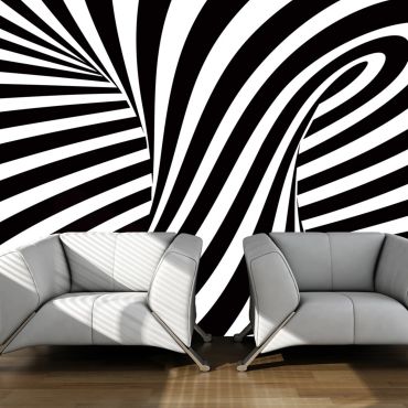 Φωτοταπετσαρία - optical art: black and white