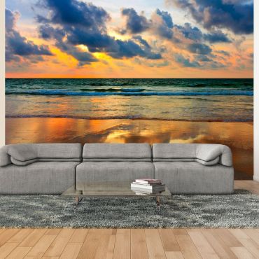 Φωτοταπετσαρία - Colorful sunset over the sea