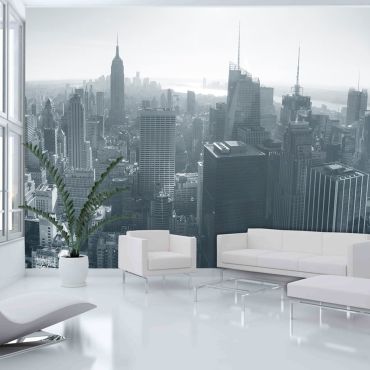 Φωτοταπετσαρία - New York City skyline black and white