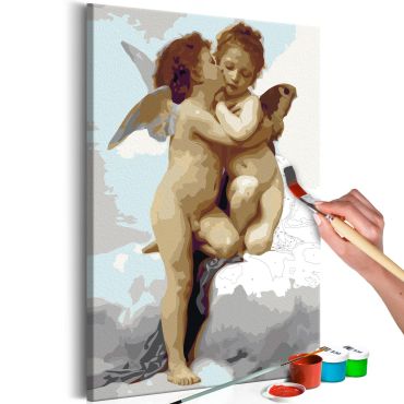 Πίνακας για να τον ζωγραφίζεις - Angels (Love) 40x60