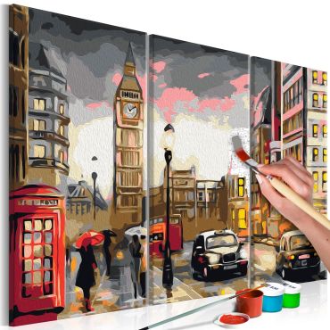 Πίνακας για να τον ζωγραφίζεις - Streets Of London 60x40