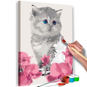 Πίνακας για να τον ζωγραφίζεις - Kitty Cat 40x60