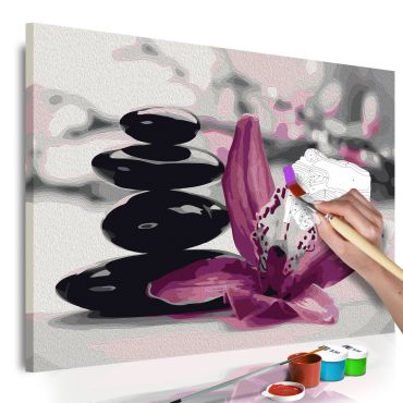 DIY canvas painting - Stones Tower 60x40
