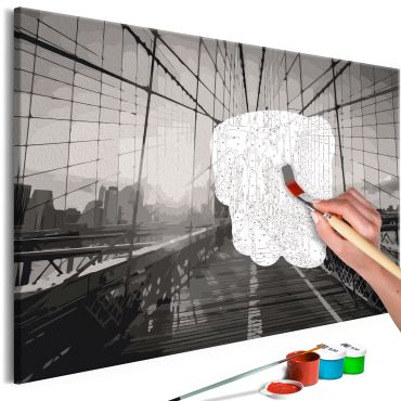 Πίνακας για να τον ζωγραφίζεις - New York Bridge 60x40
