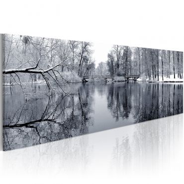 Πίνακας - landscape: winter 150x50