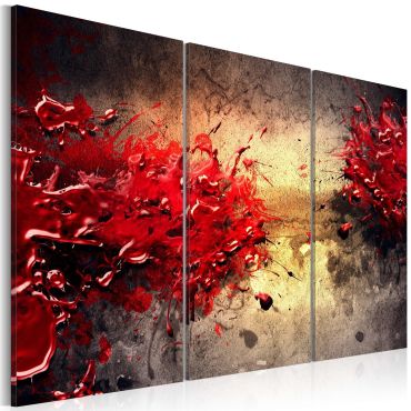 Canvas Print - Red splash