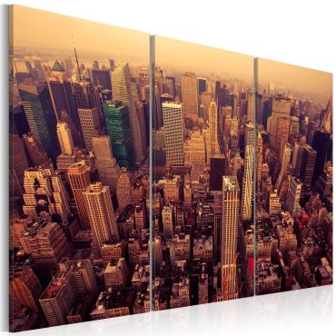 Canvas Print - Sunset over New York
