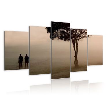 Canvas Print - A walk in the fogg