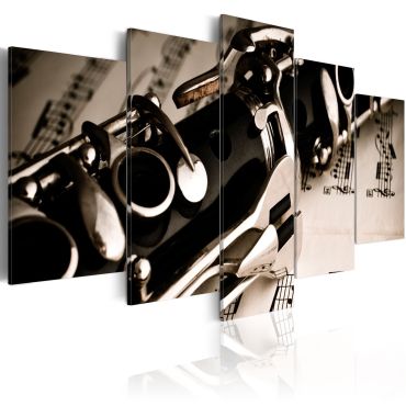 Canvas Print - The sound of a clarinet