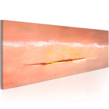 Handmade painting - Abstract daybreak 100x40