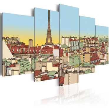 Canvas Print - Idyllic parisian picture