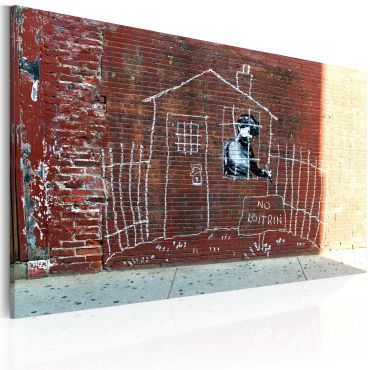 Canvas Print - Grounded (Banksy) 60x40