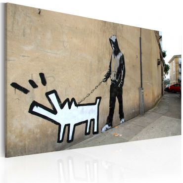 Πίνακας - Barking dog (Banksy) 60x40