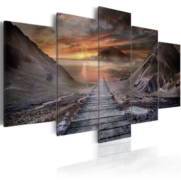 Canvas Print - Deserted land