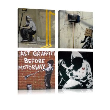 Canvas Print - Banksy - Street Art