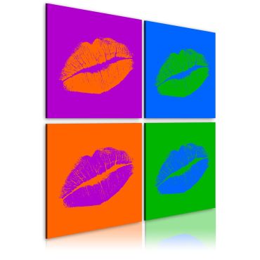 Πίνακας - Kisses: Pop art
