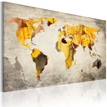 Canvas Print - Sunny continents