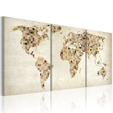 Πίνακας - The World map - squares