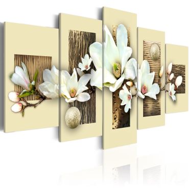 Πίνακας - Texture and magnolia