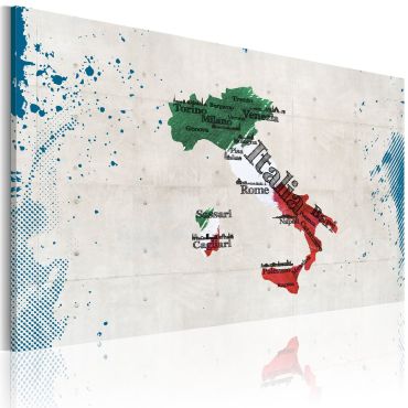 Πίνακας - Map of Italy
