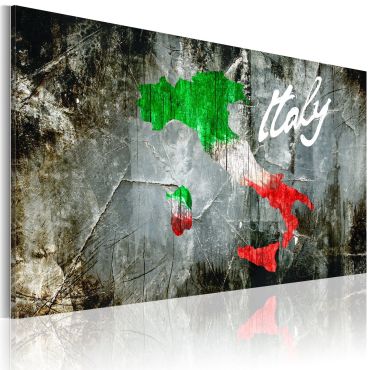 Πίνακας - Artistic map of Italy