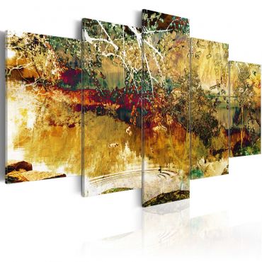 Canvas Print - garden: abstract