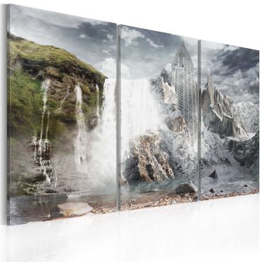 Canvas Print - Process of urbanization