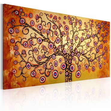 Handmade painting - Peacock tree 120x60