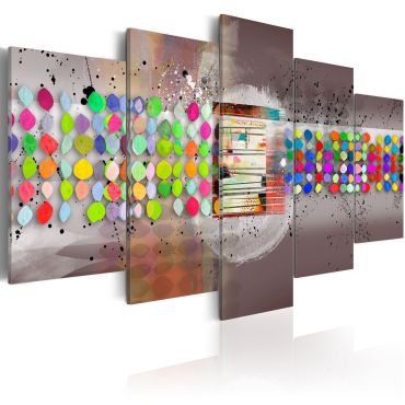 Canvas Print - abstract (polka dots)