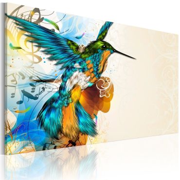 Canvas Print - Bird's music