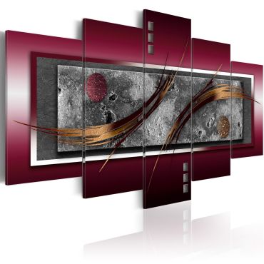 Canvas Print - Burgundy elegance