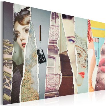 Canvas Print - Woman's eye