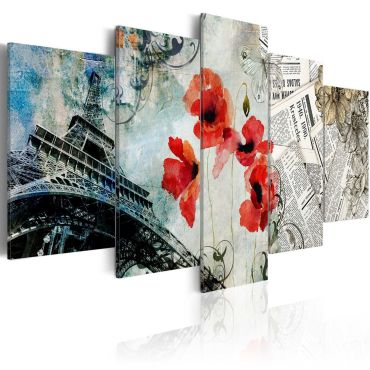 Canvas Print - Memories of Paris