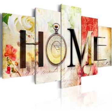 Canvas Print - House of flowers