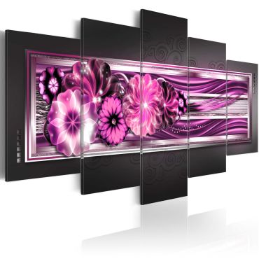 Canvas Print - In pink waves