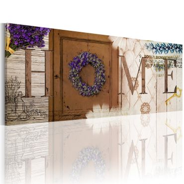 Canvas Print - Heather wreath