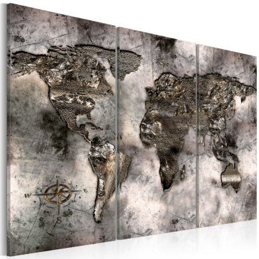 Canvas Print - Opalescent map