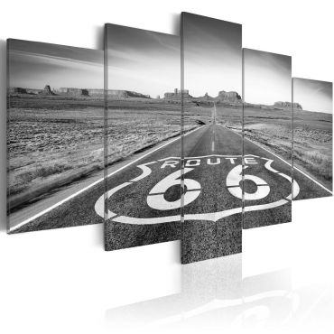 Πίνακας - Route 66 - black and white